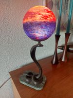 Tischlampe Kobra aus Bronze