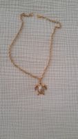 chaîne 40 cm avec pendentif tortue blanche