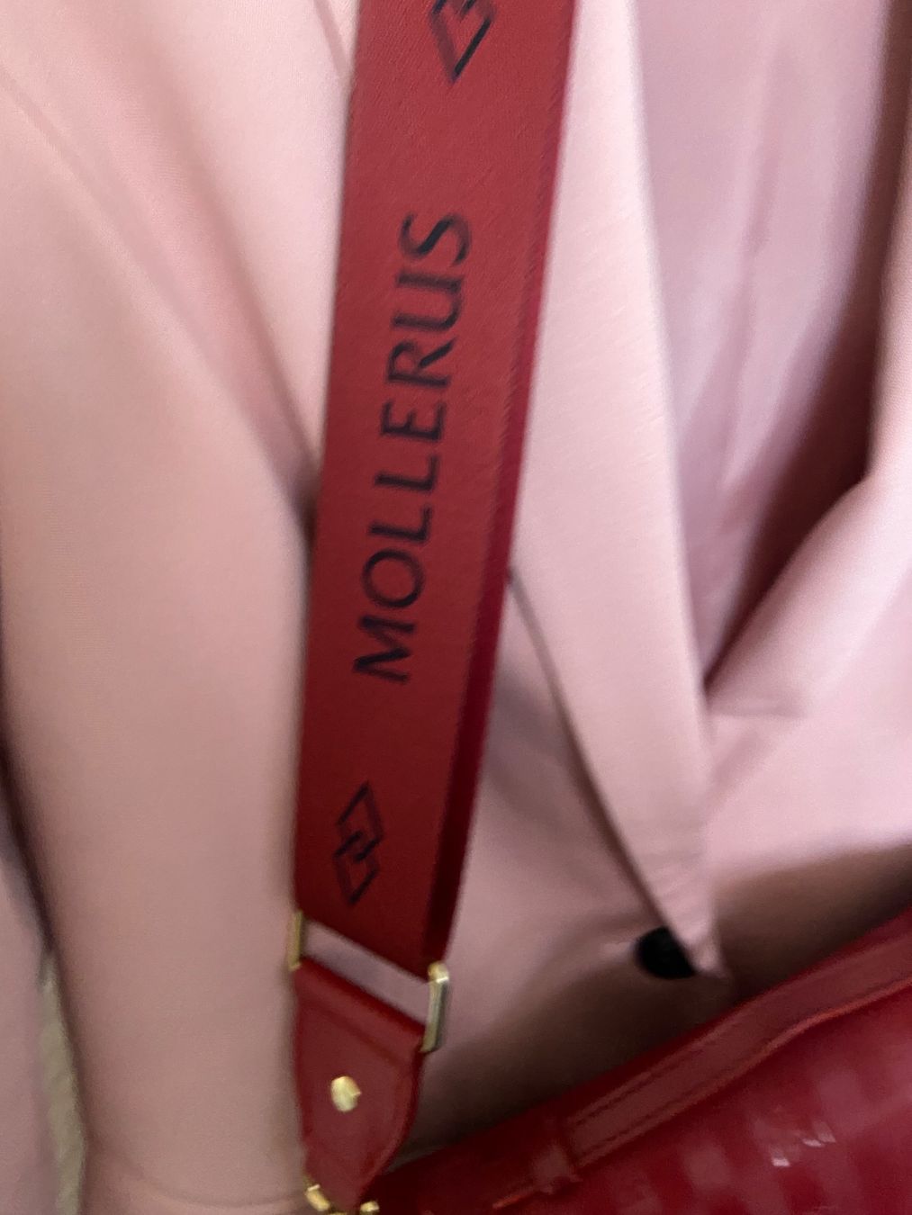 Maison Mollerus Borse da donna: Mollerus Marly Umhängetasche gedecktes rot – Usato da Cham venduto da Mira10 3