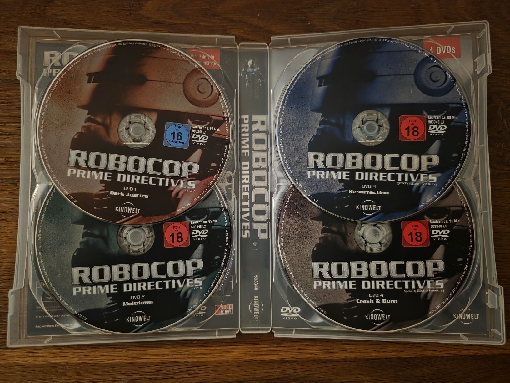 Tutti i DVDs: Robocop Prime Directives - The Full Saga - 4 DVDs – Usato da Zürich venduto da TimZurich1 2