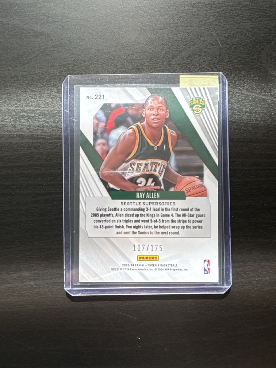 Nba Sammelbilder & Trading cards: Ray Allen /175 – Gebraucht aus Dulliken von alpi.cards 1