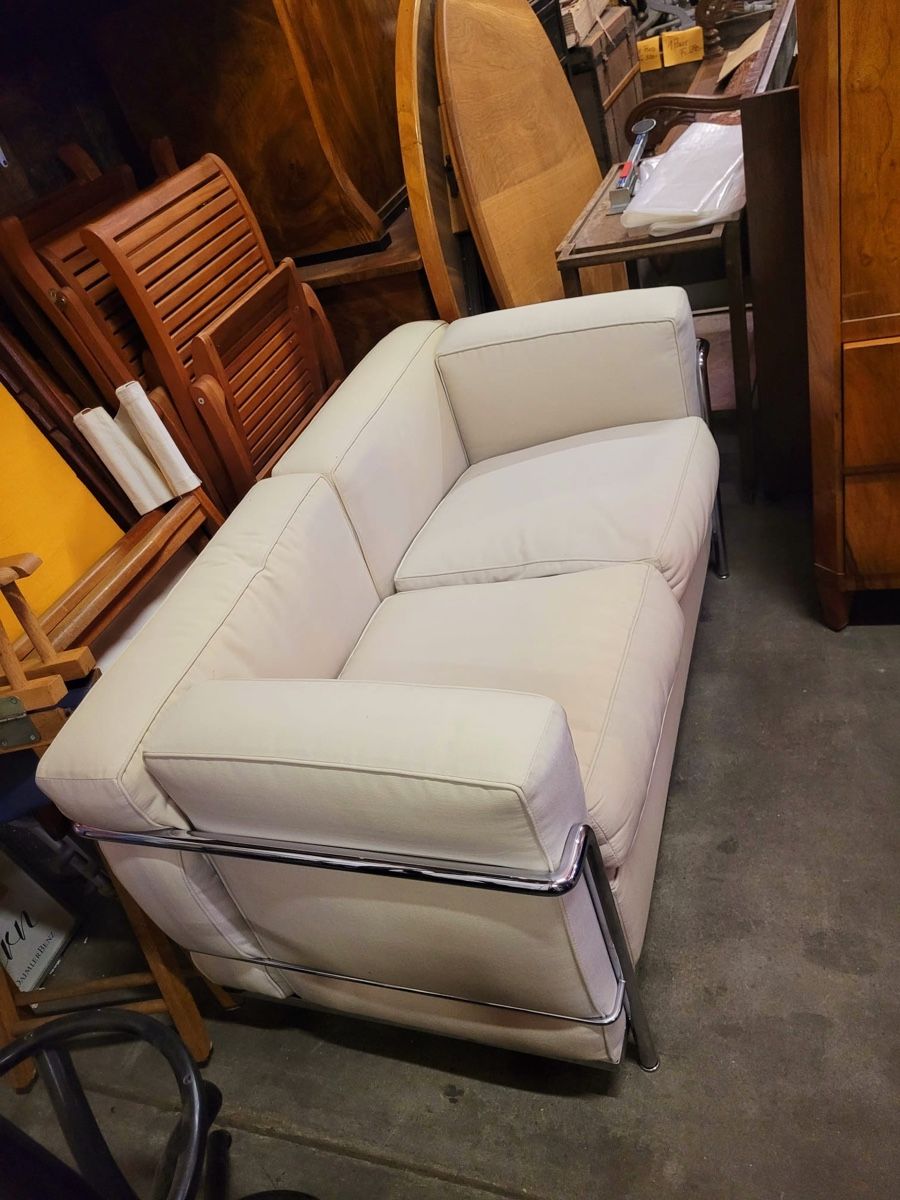 Le Corbusier Divani: 2er-Sofa Stoff Le Corbusier – Usato da Bern venduto da sinay01 2