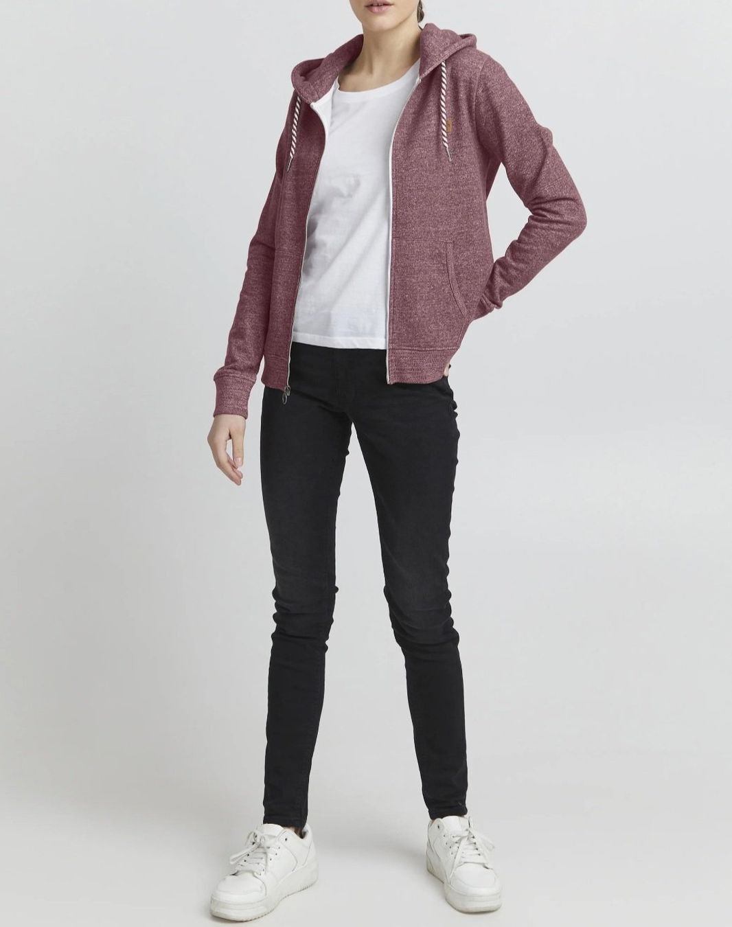 Maglioni & Felpe: Sweat zippée rouge chiné, taille S – Nuovo (secondo la descrizione) da Rolle venduto da Loutre84 2