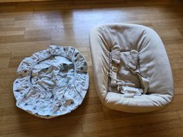 Stokke Tripp Trapp Newborn Set beige mit Bezug fast wie neu