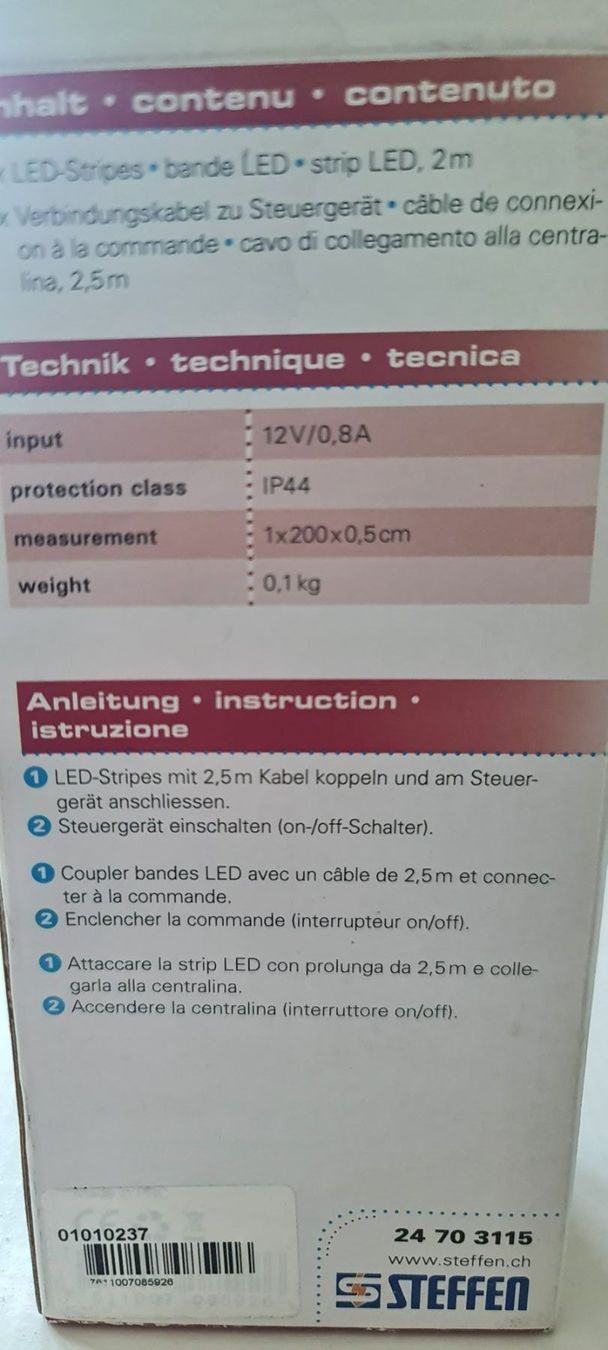 Lichterketten & Leisten: SunPower Elements 2M LED Stripe IP44 – Neu und originalverpackt aus Uerkheim von Justi.y 4