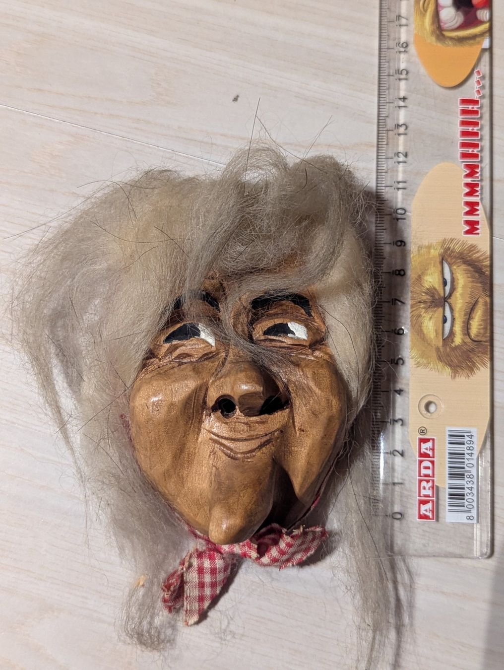 Maschere: Krienser Holz Maske Paar – Usato da Dierikon venduto da Jolie 2