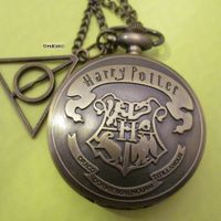 NEU Uhr Bronze mit Springdeckel Harry Potter