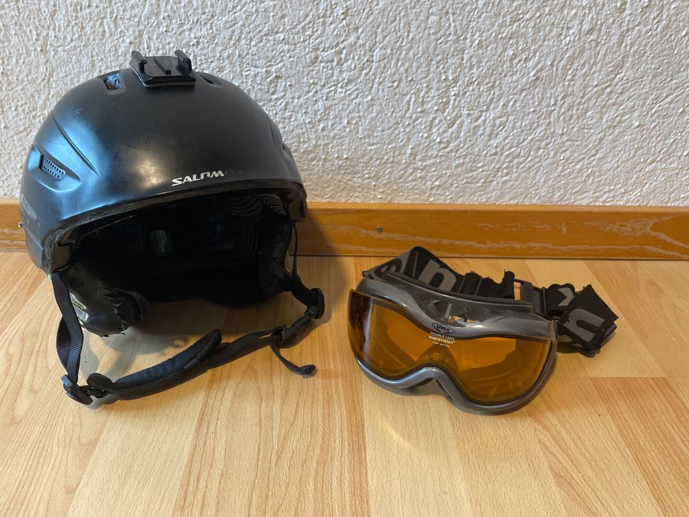 Skihelm Mit Brille Herren