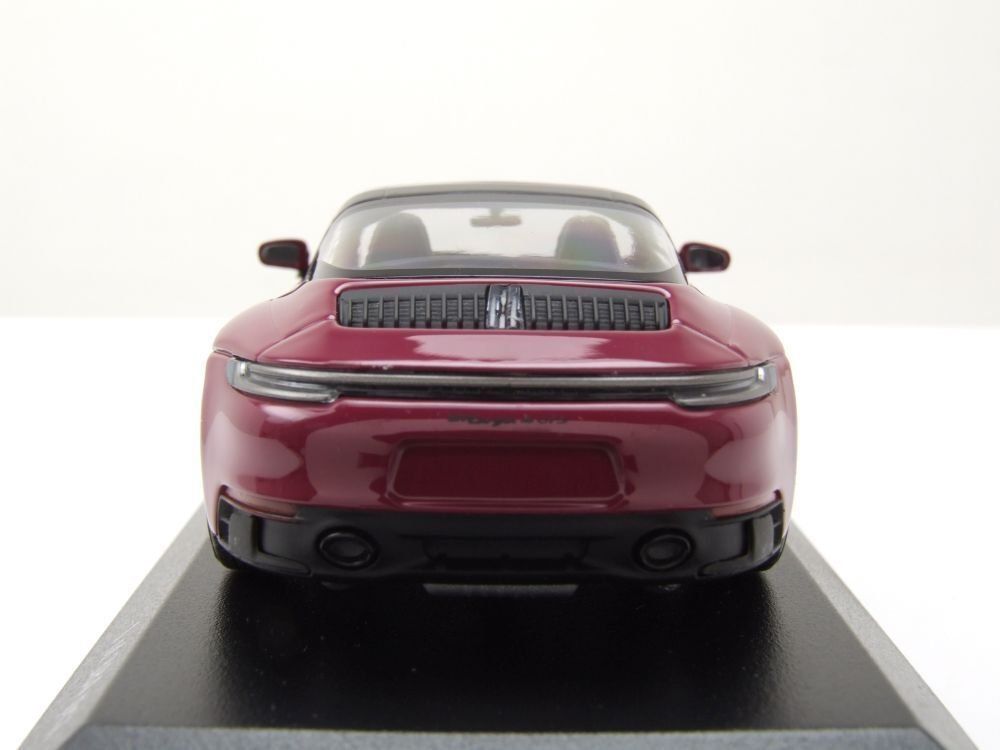 Miniature Porsche 911 (992) Targa 4 GTS 2022 - Rubystar - Minichamps 1/43 - Précmd