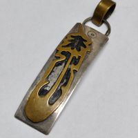 Vintage Pendentif Anhänger aus massivem Silber #A6