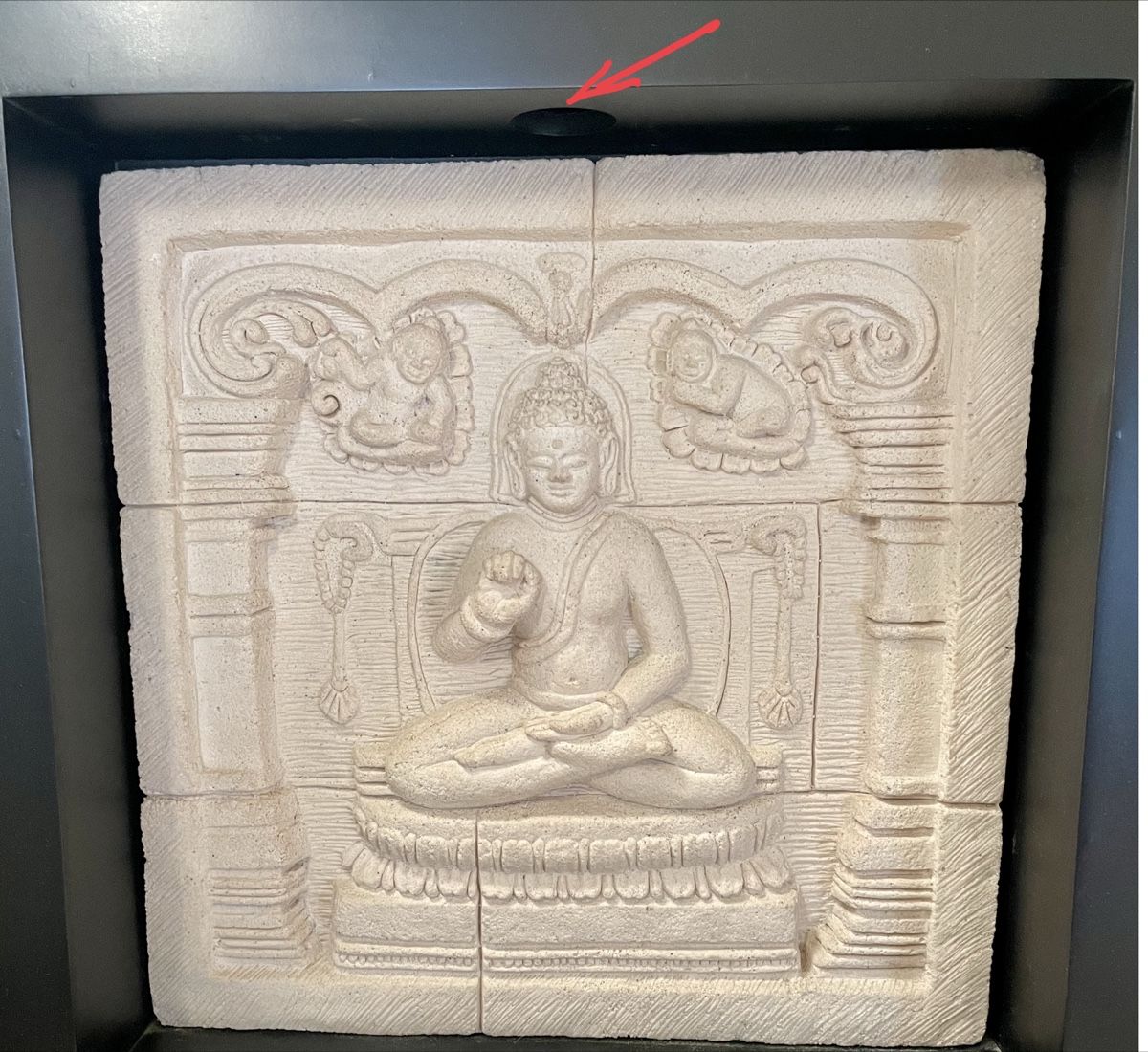 Foto & Immagini: Asiatisch Buddha Relief Steinbild – Usato da Hochdorf venduto da FlordeCebo 1