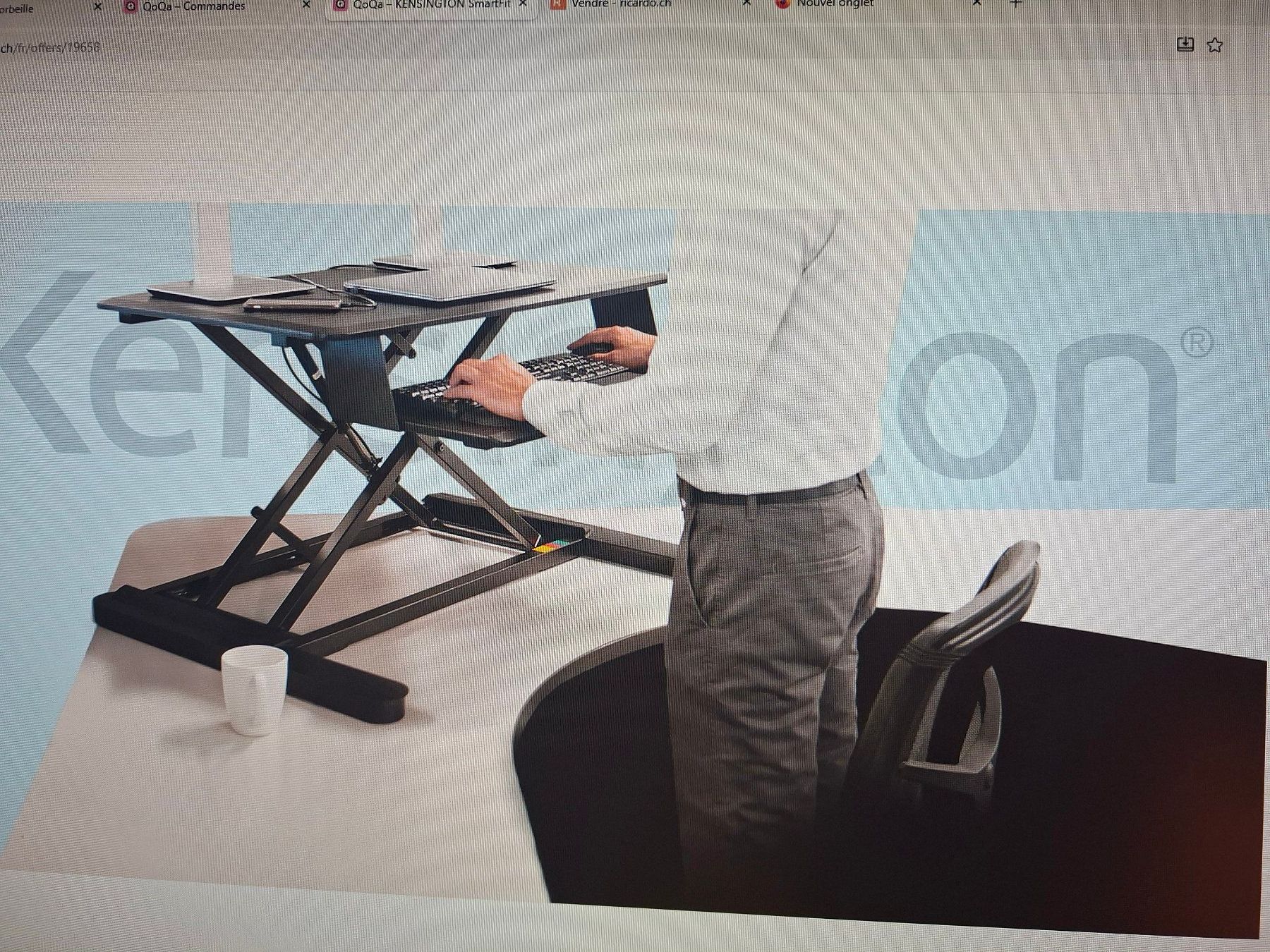 Schreibtische: Bureau position assise/debout – Gebraucht aus Chézard-St-Martin von ger_dvf9 1