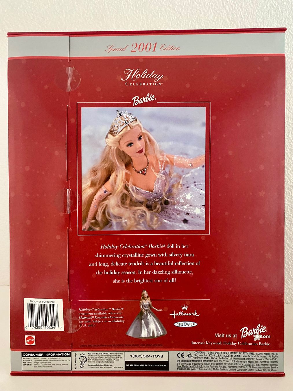 Puppen: Barbie Holiday Celebration 2001 – Neu und originalverpackt aus Haag (Rheintal) von 2026Top 1