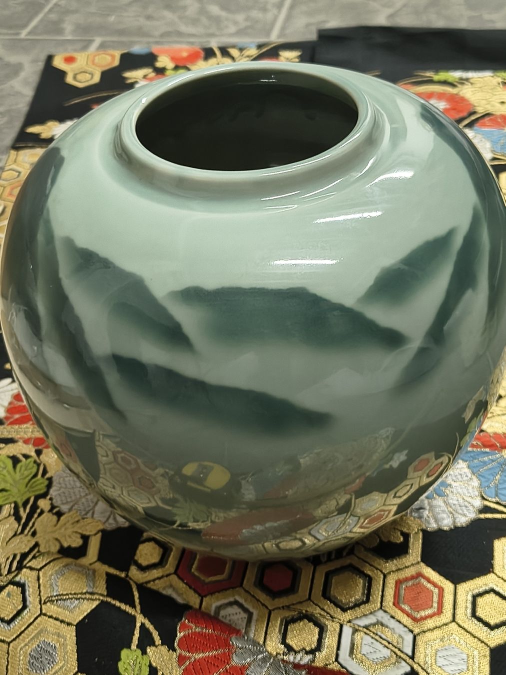 Vasi & Recipienti: Big Japanese vase, Kutani  – Usato da Vevey venduto da cos-vero