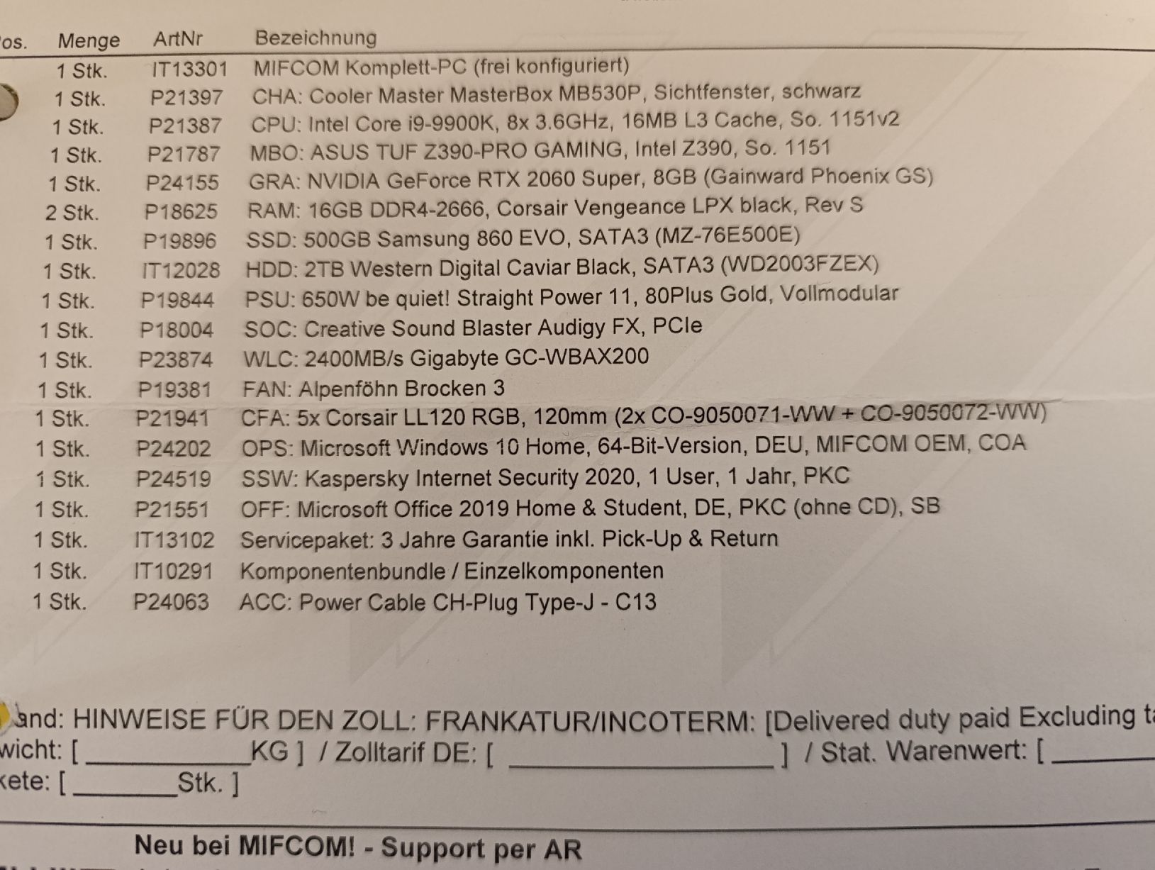 PCs: Gaming PC - MiFCOM – Gebraucht aus seengen von RevGoatfreed 4