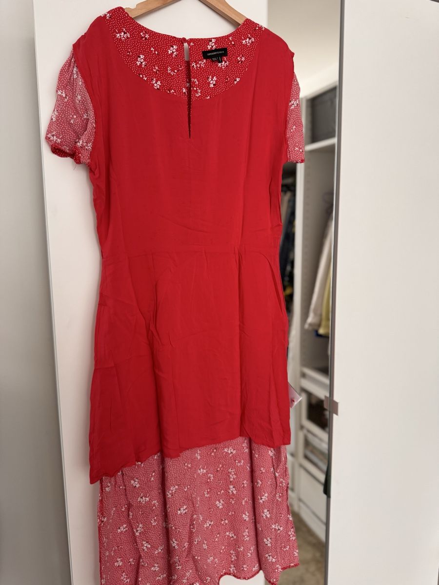 Superdry Kleider: Superdry red floral dress size – Neu (gemäss Beschreibung) aus Zürich von Tanja_G88 3