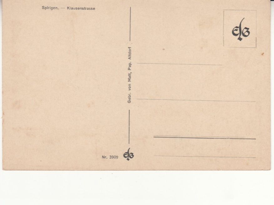 Cartoline postali: Spirigen ca. 1915 – Usato da Bürglen TG venduto da StampGraf 1