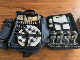 Picknick Rucksack für 4 Personen, neuwertig
