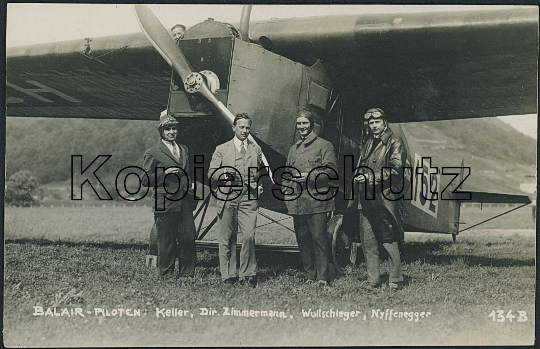 Cartoline postali: BL Balair - Flugzeug - Sternenfeld - Basel - Flugplatz – Nuovo (secondo la descrizione) da Schindellegi venduto da masutka7