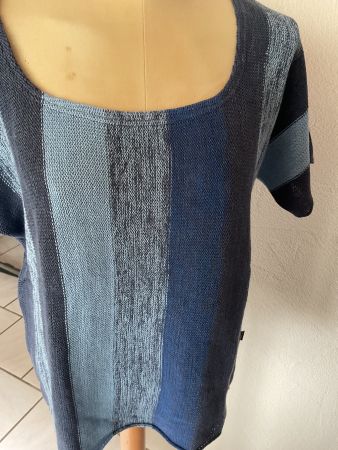 Linara Kurz Arm Pullover 50%cotton50% Linen gr M
