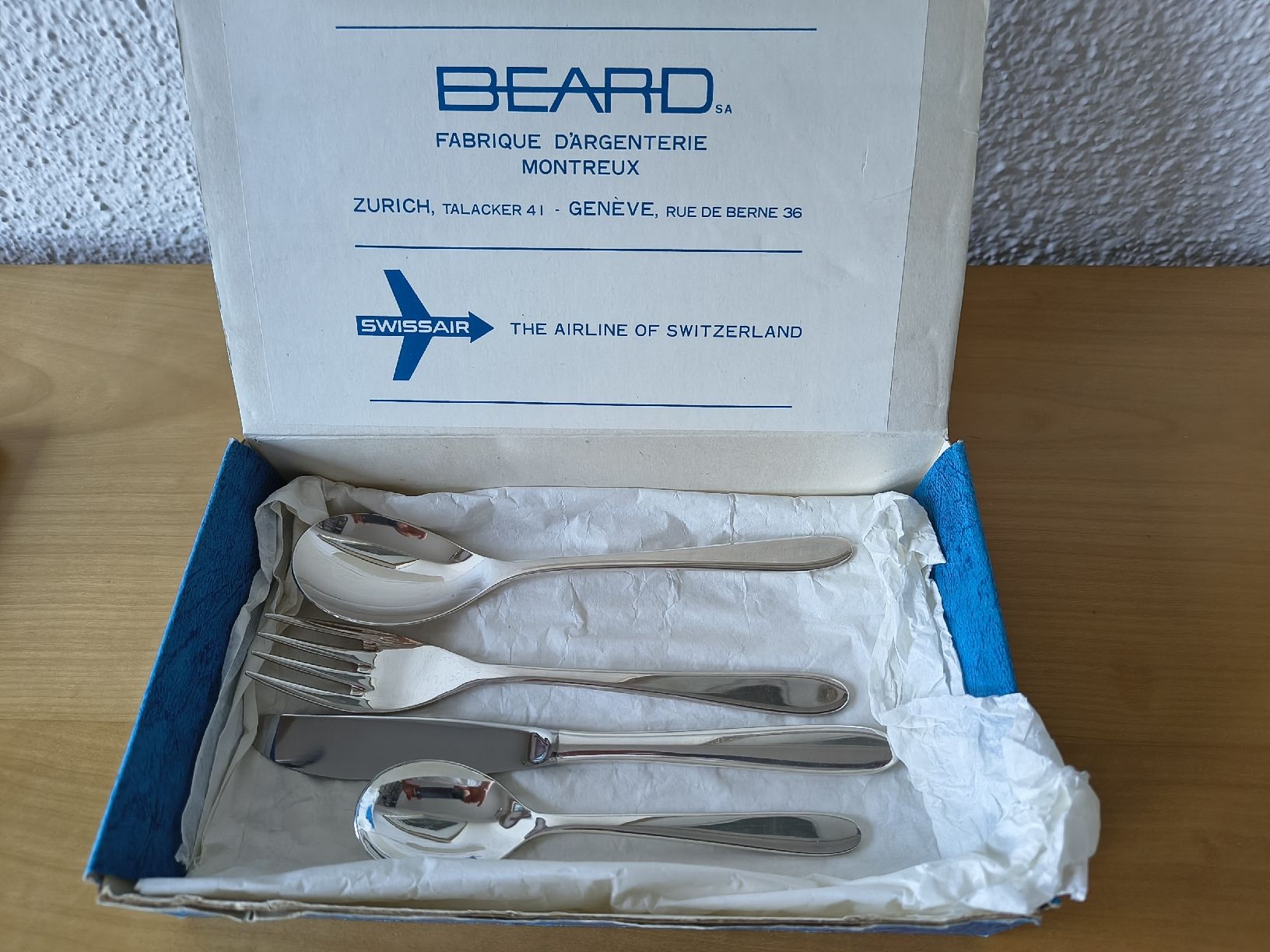 Set di posate: Silber Besteck - SWISSAIR Design – Usato da Oberglatt ZH venduto da ang_7znb
