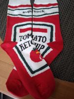 Socken Ketchup Design Tomaten Fruchtig Lustig Sommer 1 Paar 
