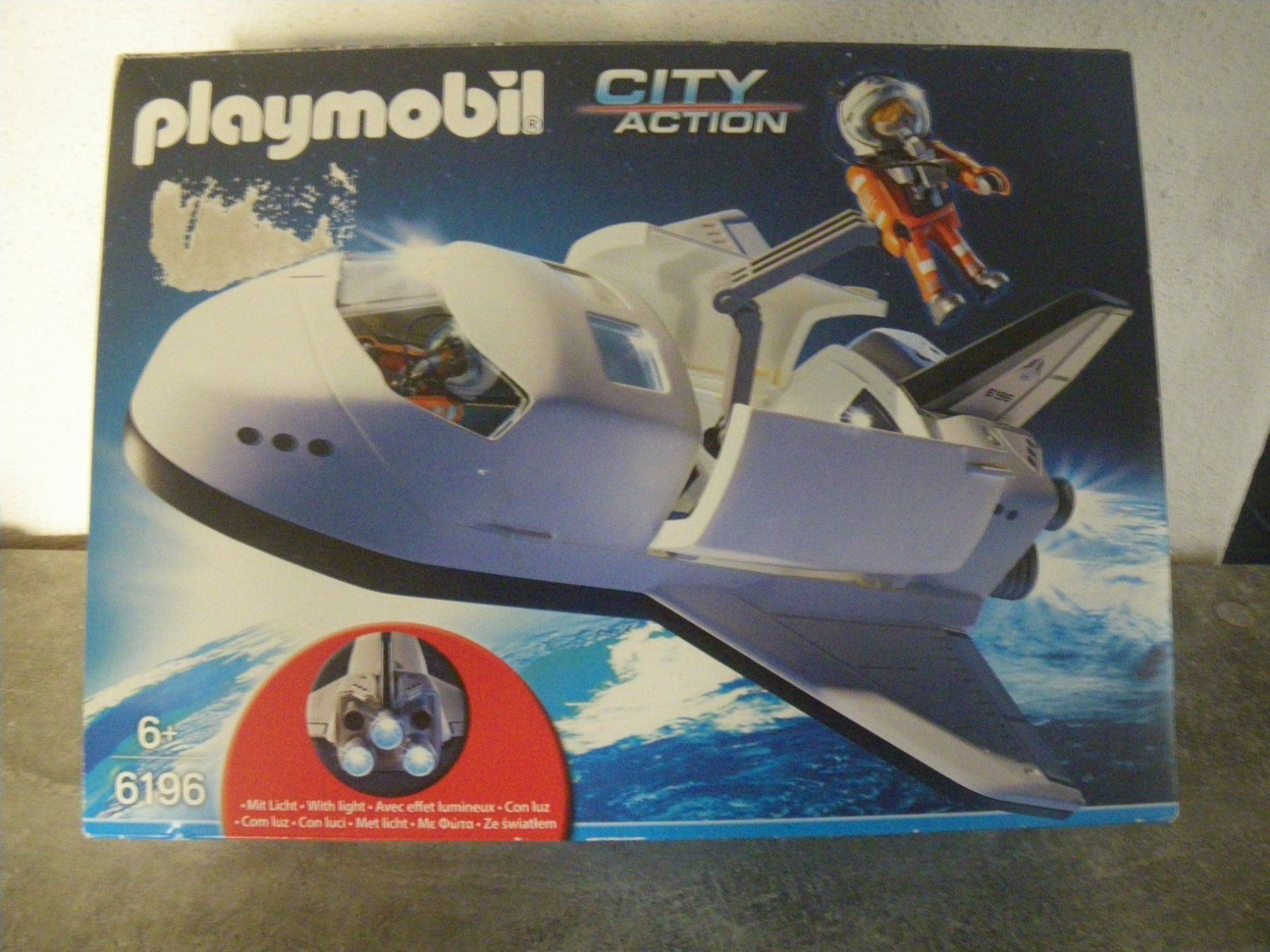 Playmobil 6196 Space Shuttle mit Licht (Neu und originalverpackt) in ...