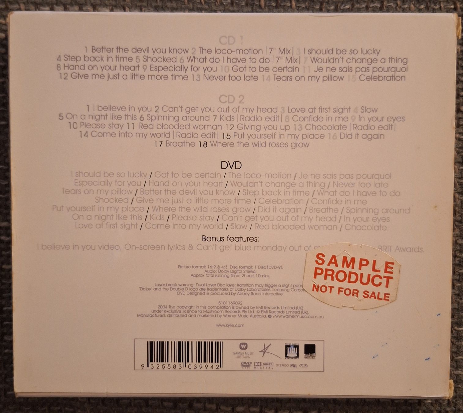 CDs: Kylie Minogue Ultimate Kylie CD – Gebraucht aus Luzern von thomarco 1