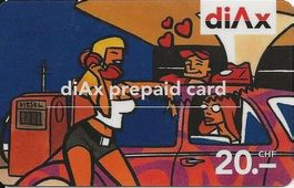 Taxcard CH diAx  prepaid card Taxkarte Fr. 20.00