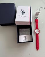 U.S. Polo Assn. Uhr, Rot, oder Dunkelblau Neu mit Etikett,