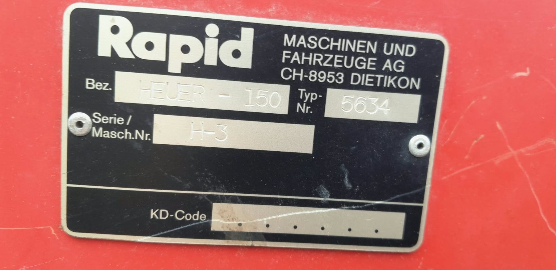 Rapid Fauchage: Bandrechen Rapid – D'occasion à Achseten par secondHand02 2