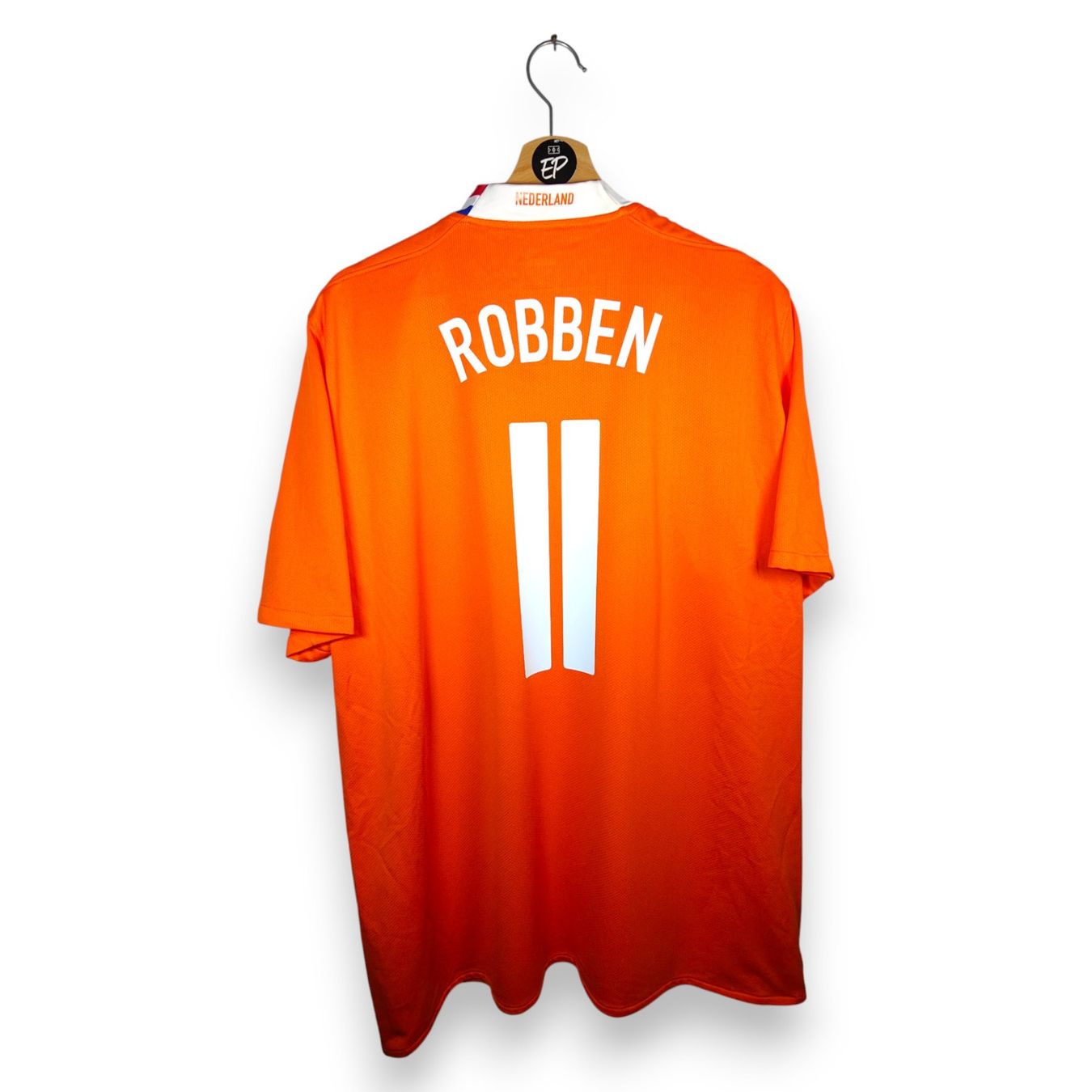 Nike Canottiere & Pantaloni: Original 2008-10 Netherlands Home Trikot Robben – Usato da Martigny venduto da eternalpitch