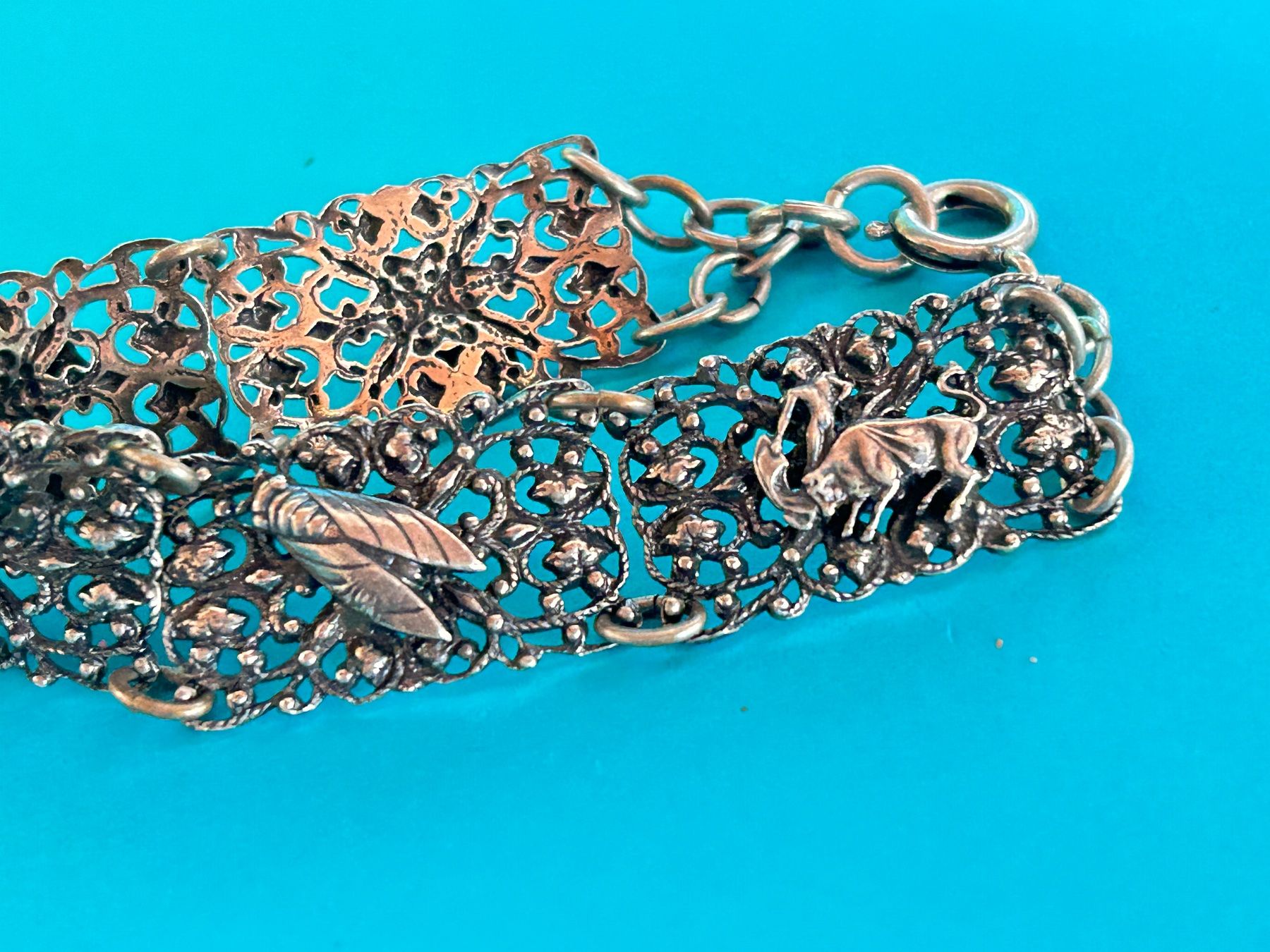 Armbänder & -reifen: Antikes Silberarmband, Armband, Vintage – Gebraucht aus Laufen von Bellebellezza 2