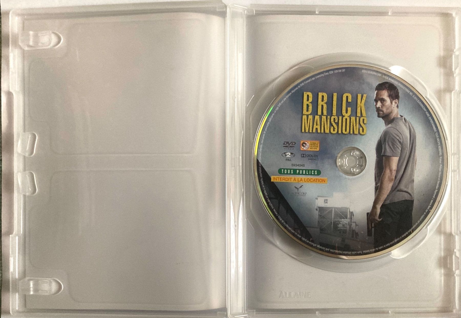 Alle DVDs: PAUL WALKER / DAVID BELLE ET ERZA - BRICK MANSIONS – Gebraucht aus Poliez-Pittet von Newtown-Records 2