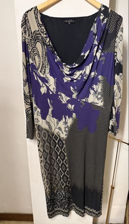 Etro Kleid gemustert Grösse 48 mehrfarbig guter Zustand