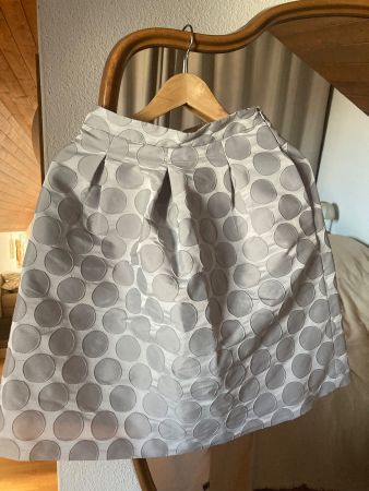 Hallhuber Skirt - Polka Dots Grey