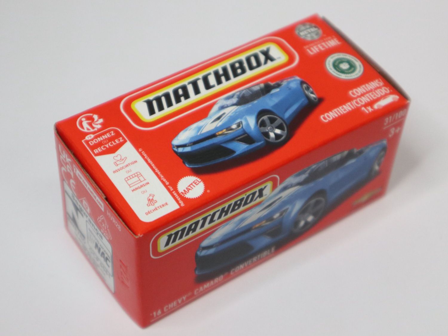 Matchbox Voitures modèles: Matchbox 2016 Chevrolet Camaro neu – Neuf avec emballage d'origine à Eschenbach SG par Astalavista 1