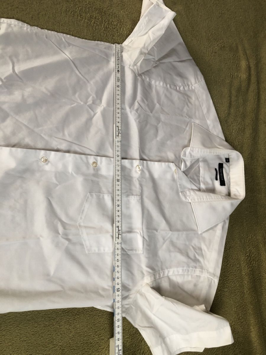Navyboot Camicie: NAVYBOOT Herrenhemd Kurzarm Gr. 39 weiss – Usato da Kaisten venduto da Wavechip 4