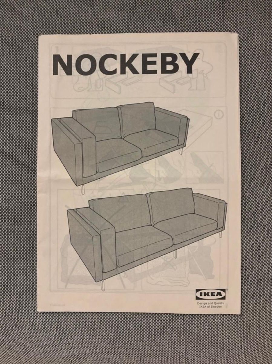 Ikea Divani: IKEA NOCKERBY Sofa Grey Used, until 7 August – Usato da Baden venduto da David_Baden 3