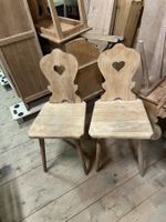 ART 1013-H Lot de 2 chaises chêne sablé