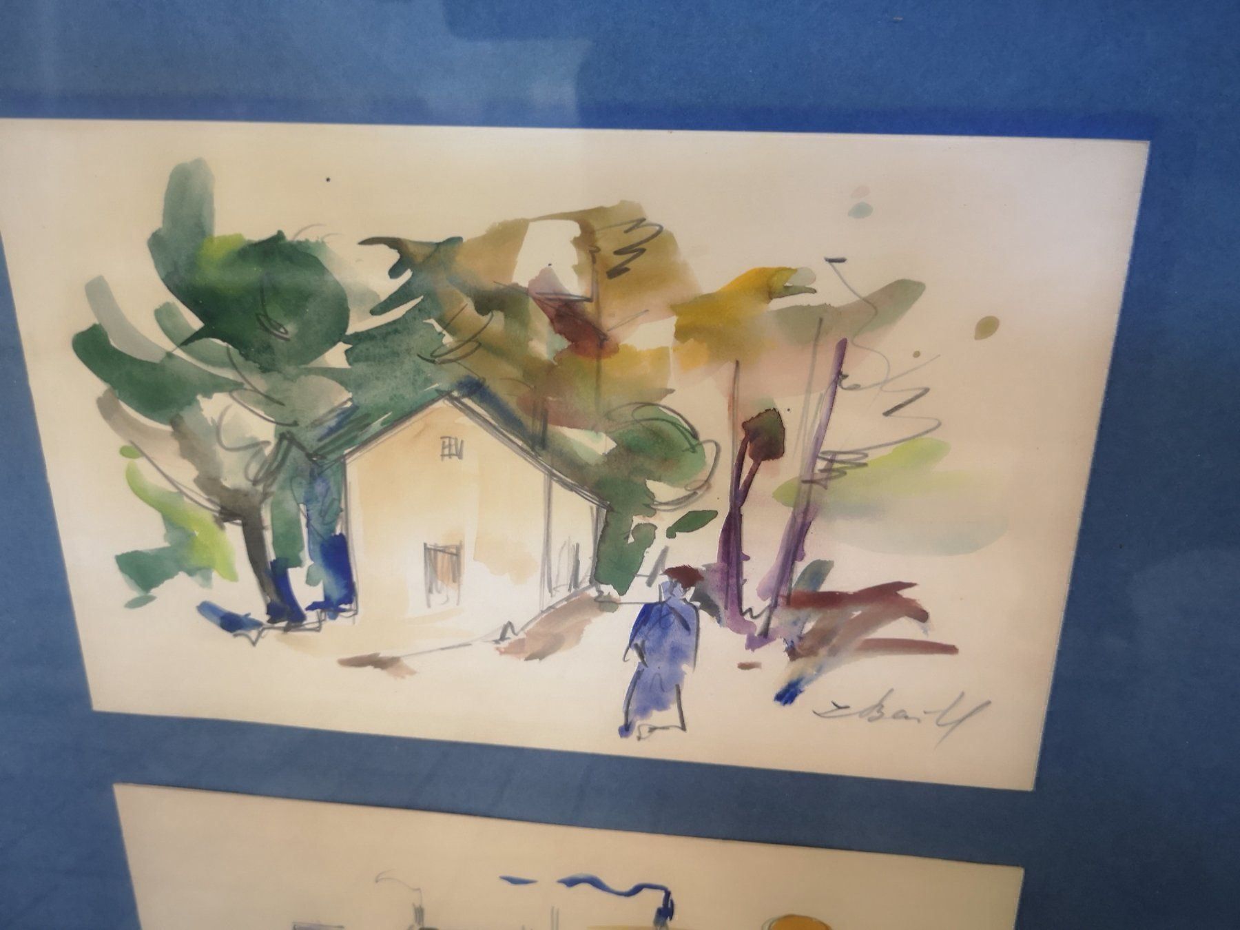 Dipinti: 2 aquarelles signées – Usato da Genève venduto da Qanil77 1