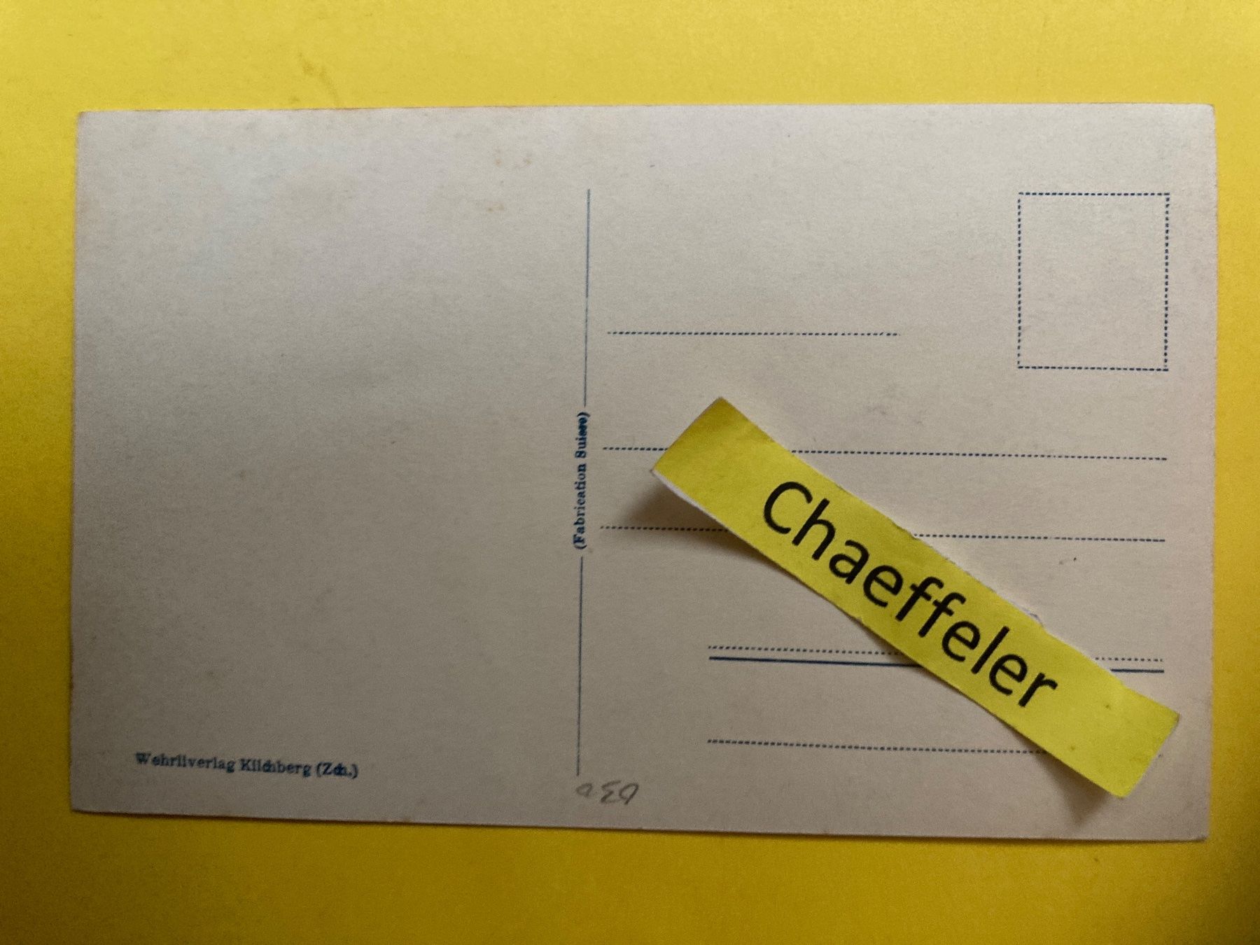 Cartes postales: Grindelwald und das Wetterhorn – D'occasion à Zürich par Chaeffeler 1