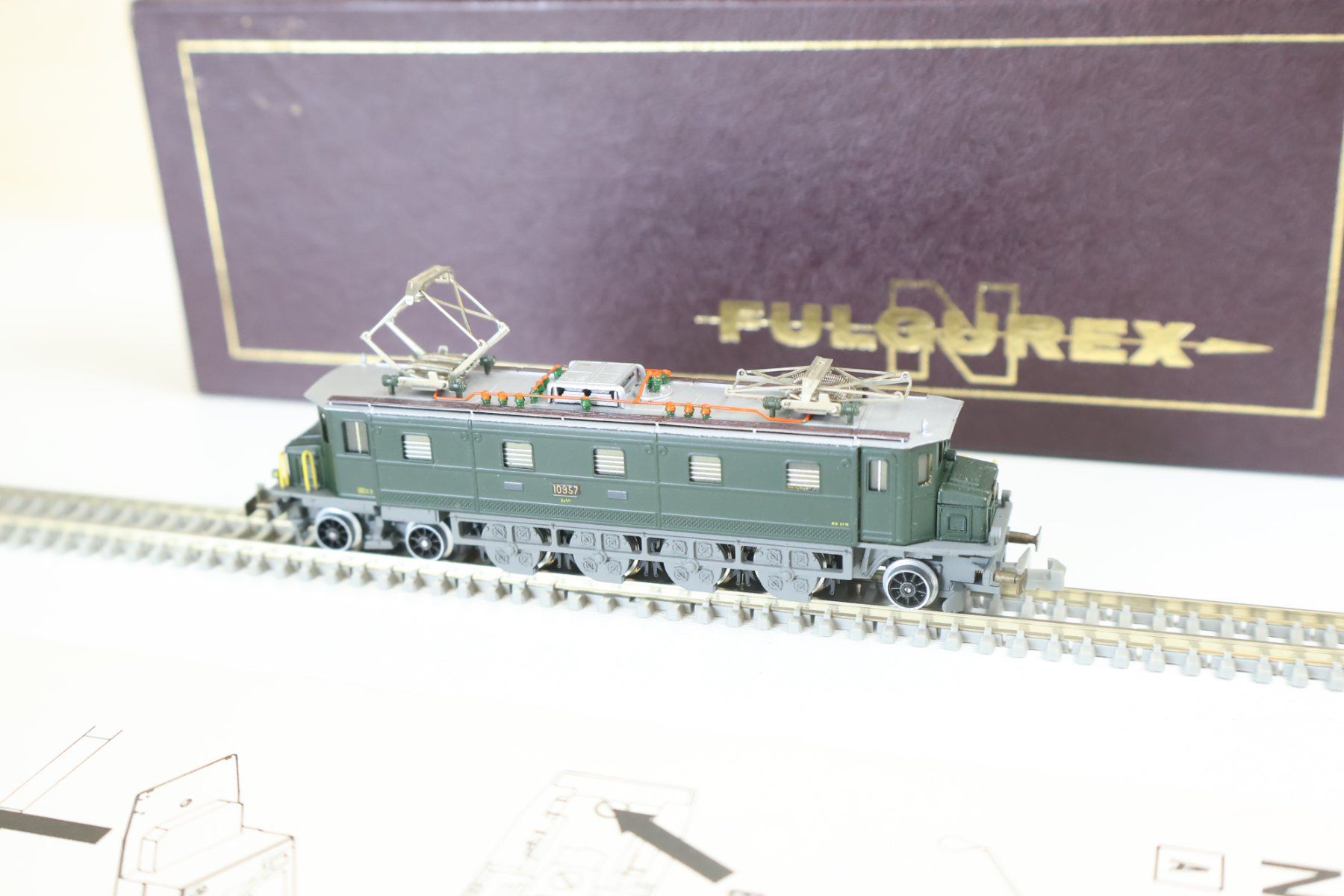 Fulgurex Modelleisenbahnen: Fulgurex SBB Ae 4/7 E-Lok - Spur N Messingmodell – Gebraucht aus Winterthur von Monstera 1