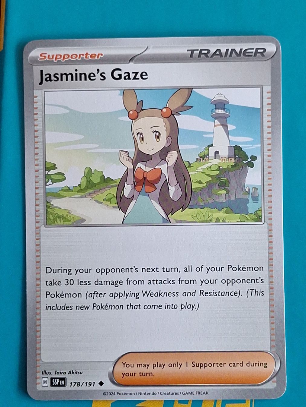 Pokémon Sammelbilder & Trading cards: Jasmine's Gaze - Pokemon Surging Sparks – Gebraucht aus Altstätten SG von GGsGameshop
