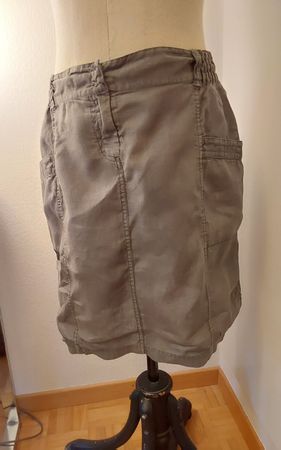 Jupe Leinen 40 grau Marc O'Polo