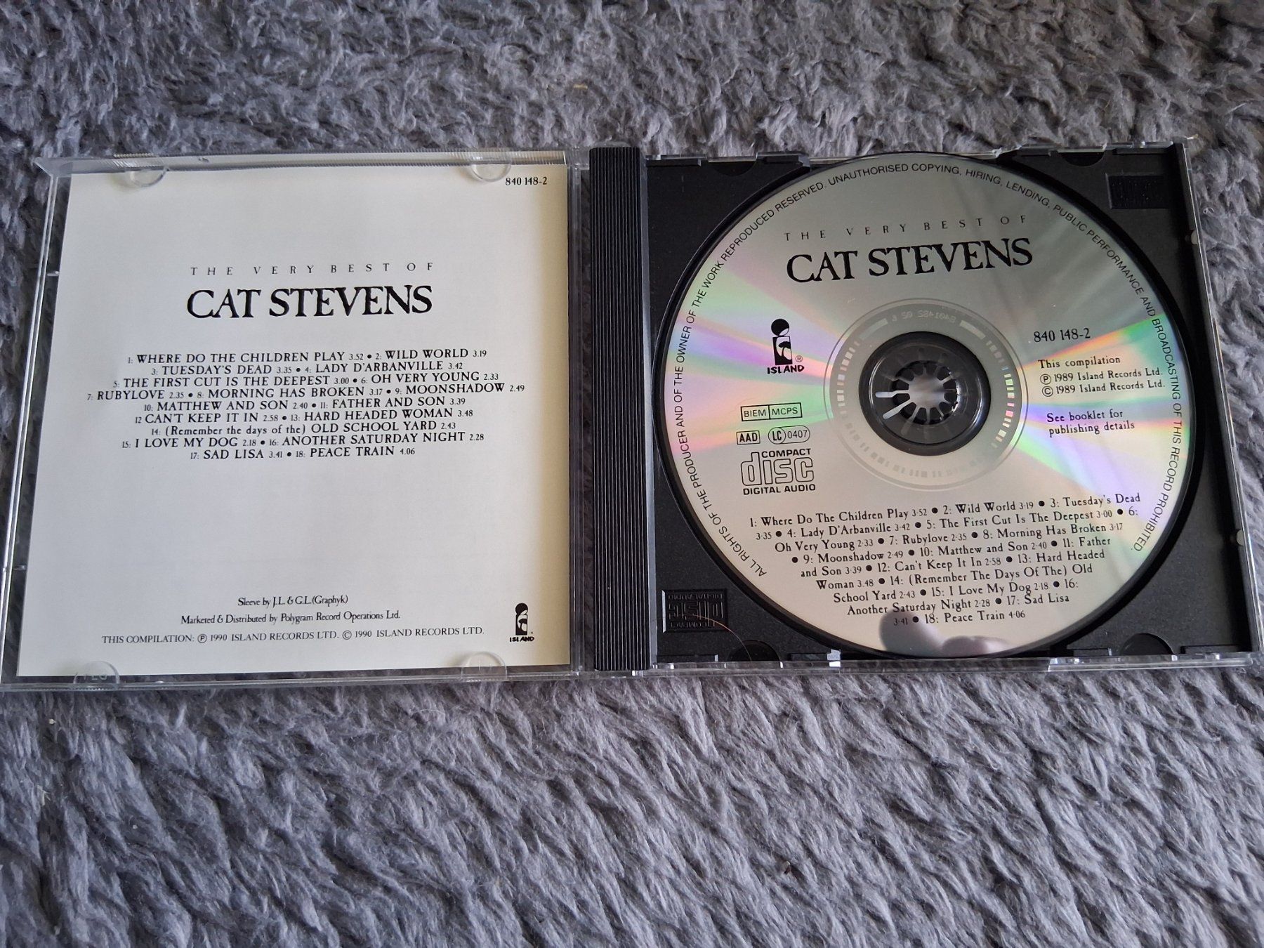 CD: CAT STEVENS    THE VERY BEST OF    CD – Usato da Wetzikon ZH venduto da Ramones01 2
