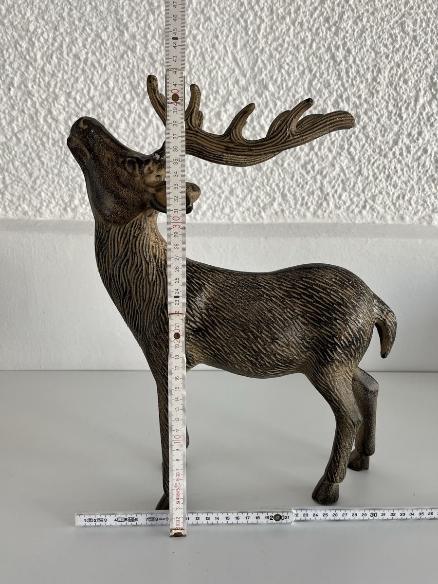 Sculture & Statue: grosser Hirsch aus Aluminium – Usato da Wetzikon ZH venduto da seli03 8