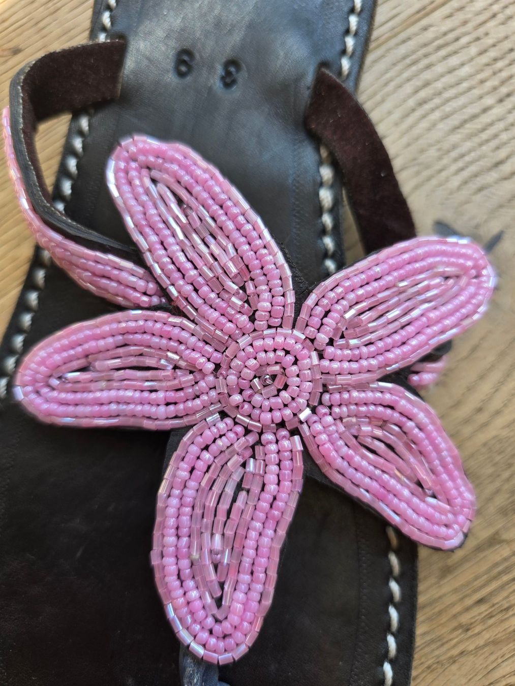 Scarpe da donna: Handgemachte Leder-Sandalen - Rosa 39 – Nuovo e nell'imballaggio originale da Brione s. Minusio venduto da Littleninja 1