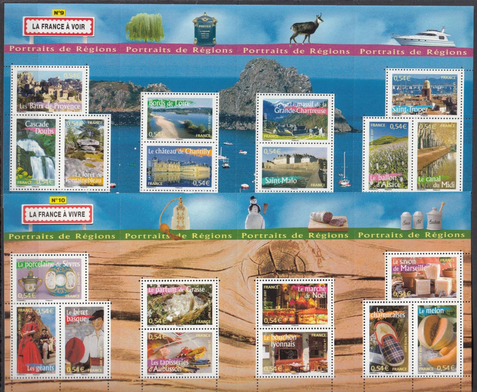 Tous les timbres: Frankreich 2007 postfrisch – D'occasion à Bürglen TG par StampGraf 3