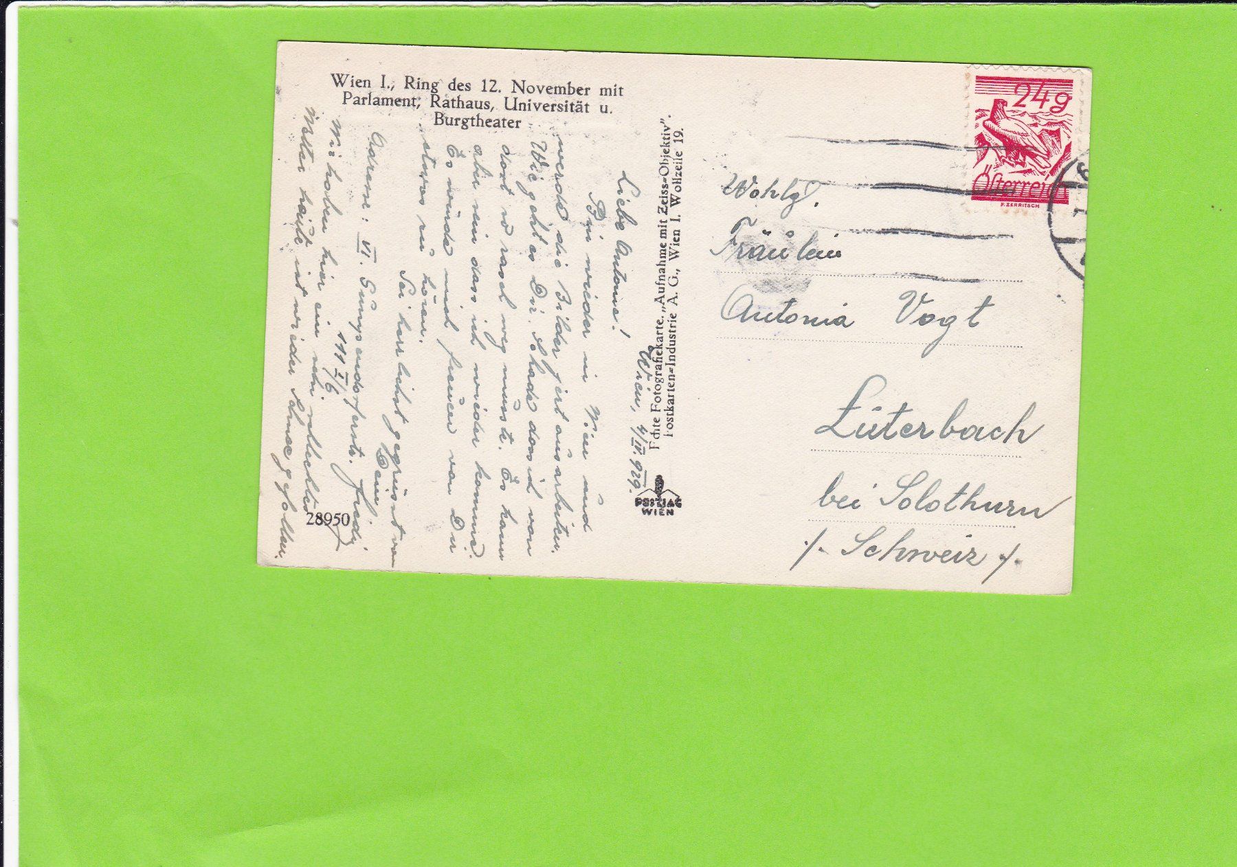Cartes postales: A-Wien, 1. Ring des 12. November – D'occasion à St. Peterzell par neckertal 1